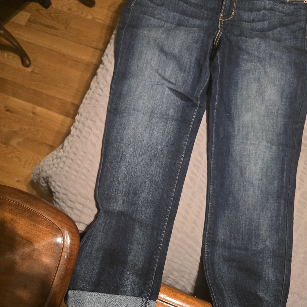 Levi's Dark Blue Ankle Jeans